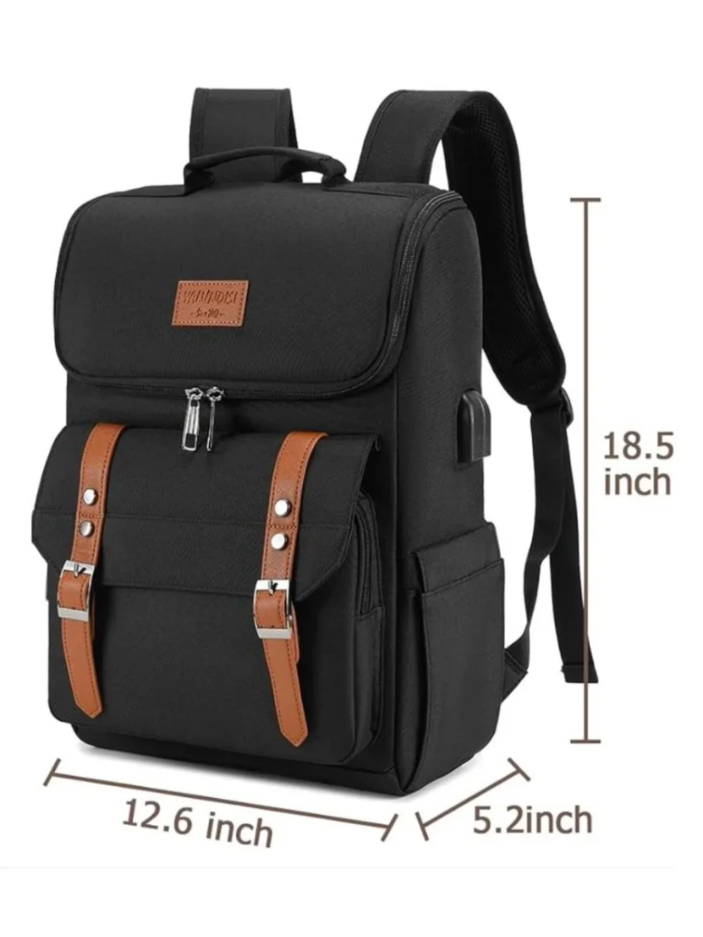 Men's/Women's Travel Laptop Backpack with USB Charging Port